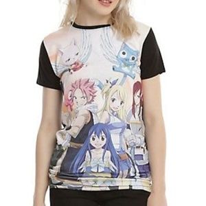 HOT TOPIC FAIRY TAIL Team Natsu T-Shirt M